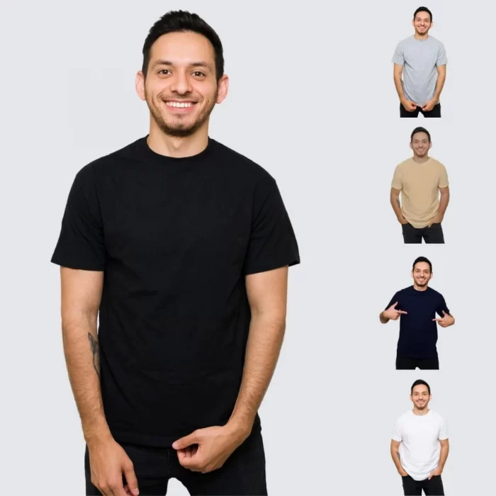 Pack 5 – Polo Básico Hombre Algodón